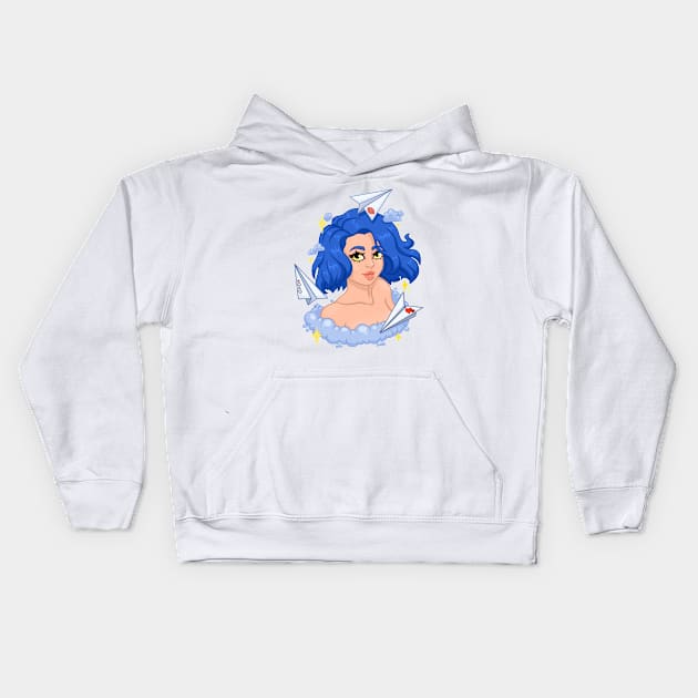 Love & Bubbles Kids Hoodie by sushikittehh